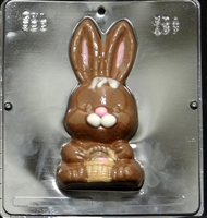 893 Bunny Front Side Chocolate Candy Mold