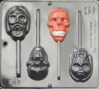 907 Ogres Pop Lollipop Chocolate Candy Mold