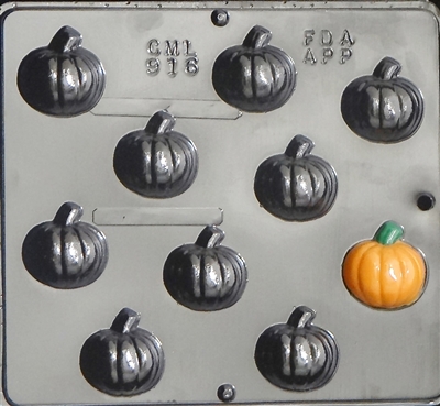 916 Small Pumpkin Chocolate Candy Mold