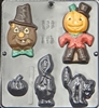 918 Halloween Assortment Chocolate Candy Mold