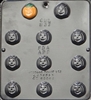 937 Pumpkin Face Chocolate Candy Mold