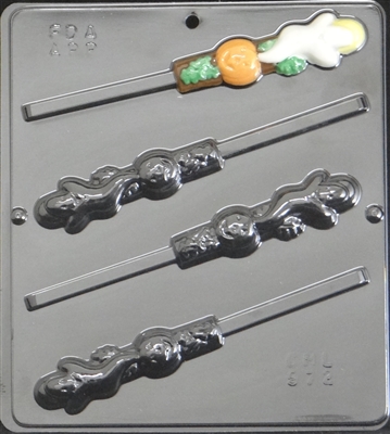 972 Halloween Lollipop Assortment Chocolate Candy Mold