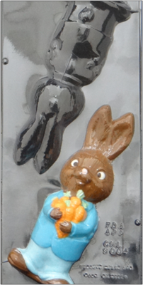 B-9004 BOY BUNNY ASSEMBLY MOLD 10"