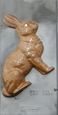 B-9006 BUNNY FACING RIGHT MOLD 10"