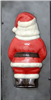 B-9051 SANTA BACK 11 3/4" MOLD