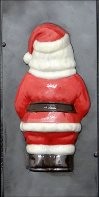 B-9051 SANTA BACK 11 3/4" MOLD