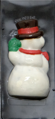 B-9053 SNOWMAN BACK MOLD 12"