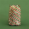 BAP-14 Diagonal Stripe Red/Green/Gold printed bag. 100 ct.