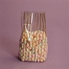 BAP-15 Vertical Stripe Gold printed cello bag. 100 ct.