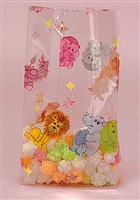 BAP-23 Kids Safari printed cello bag. 100 ct.