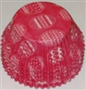 BC-17-100 White Easter Eggs on Hot Pink Standard Baking Cup 100 ct.