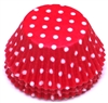 BC-21 White Polka Dot on Hot Pink Standard Baking Cup 500 ct.