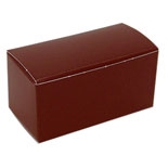 BO-10B Brown Truffle Box (holds 2 pcs.) 2 5/8" x 1 3/8" x 1 1/4" Quantity 50