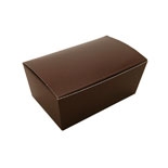 BO-11B Brown Ballotin Box (holds 2 pcs.) 2 13/16" x 1 9/16" x 1 1/4" Quantity 50