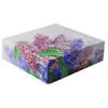 BO-126Q Butterflies and Flowers 2 pc. Box 3 oz. 3 1/2" x 3 1/2" x 1 1/8" Qty 125