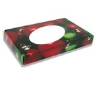 BO-137Q 1 lb. Ornaments cover w/oval cello window and White base Quantity 100