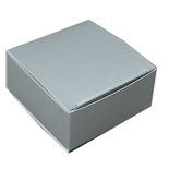 BO-15 Silver 1pc. Box (Holds 4 pcs.) 2 1/2" x 2 1/2" x 1 1/8" Quantity 50