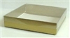 BO-42GQ 16oz. Gold Lustre square cardboard base w/Clear Cover 7 9/16" x 7 9/16" x 1 5/8" Quantity 100