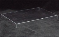 BO-MB120 1 lb. Clear Acetate COVER ONLY 9 3/8in. x 6in. x 1 1/8in.