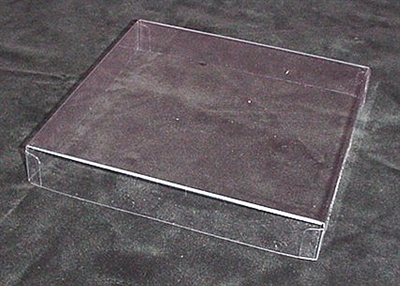 BO-MB707 16 oz. Clear Acetate COVER ONLY 7 9/16in. x 7 9/16in. x 1 5/8in. Quantity 100
