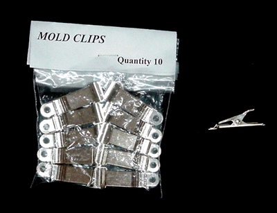 CL-1  Mold Clips, packaged with header Quantity 10