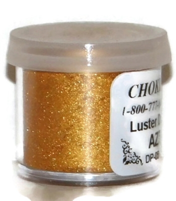 DP-05 "Mayan Gold" (Aztec Gold) Luster Dusting Powder. 2 gram container.