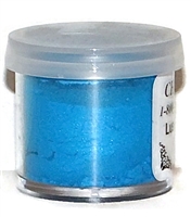 DP-17 "Tropical Blue" (Peacock Blue) Luster Dusting Powder. 2 gram container. 