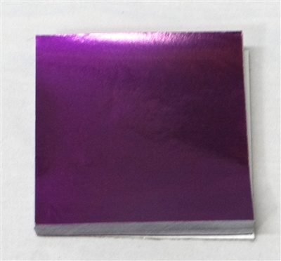 F460 Purple Foil 4 in. x 4 in. Qty 125 sheets