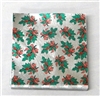 F466 Holly Print Foil 4in. x 4in. Qty 125 sheets