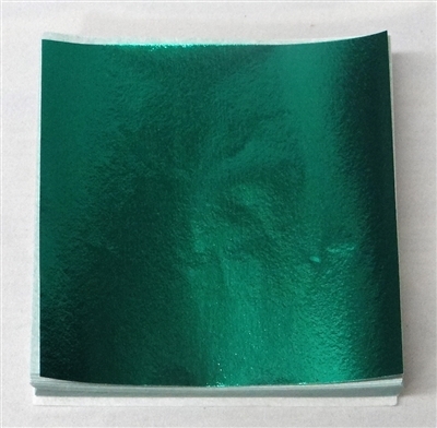 F5459 Dark Forest Green Foil 4 in. x 4 in. Qty 500 sheets