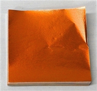 F5467 Orange Foil 4 in. x 4 in. Qty 500 sheets