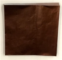 F5492 Chocolate Brown Foil.    4in. x 4in.    Qty 500 sheets