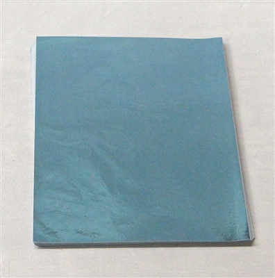 F598 Light Blue Foil 5 1/2in. X 7 1/4in. Qty 500 sheets