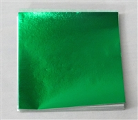 F650 Emerald Green Foil. 6in. x 6in. Qty 125 sheets
