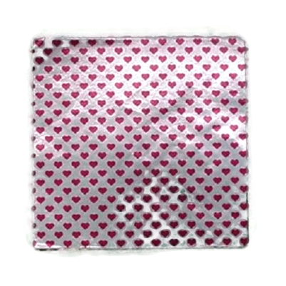 F665 Valentine Print Foil 6in. x 6in.  Qty 125 sheets