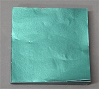 FD-32 Dull Light Green Confectionery Foil 3in. x 3in. Qty 125 sheets