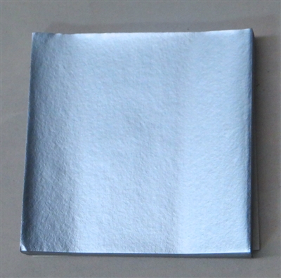 FD-531 Dull Light Blue Confectionery Foil 3in. x 3in. Qty 500 sheets