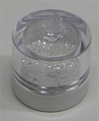 White Jewel Dust  Food Grade 4 gram container. Disco Dust