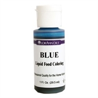 LFC-02 LorAnn Oils Blue Liquid Food Coloring , 1 ounce