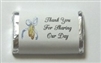 MW-04 "Thank You For Sharing Our Day" Mini Candy Bar Wrapper (sticker) 1 1/2in. x 3 1/2in. (4 sheets) 60 pcs