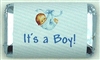 MW-06 "It's a Boy" Mini Candy Bar wrapper (sticker) 1 1/2in. x 3 1/2in. (4 sheets) 60 pcs