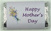 MW-10 "Happy Mother's Day" Mini Candy bar wrapper (sticker)1 1/2in. x 3 1/2in. (4 sheets) 60 pcs