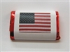 MW-120 U.S. Flag Mini Candy Bar Wrapper (sticker) 1 1/2in. x 3 1/2in. (4 sheets/60 pcs)