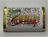 MW-22 "Happy New Year" Mini Candy Bar Wrapper (sticker) 1 1/2in. x 3 1/2in. (4 sheets) 60 pcs