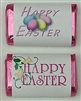 MW-25 "Happy Easter" Mini Candy Bar Wrapper (sticker) 1 1/2" x 3 1/2" (2 sheets of each design) 60 pcs