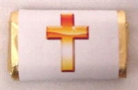 MW-26 "Cross" Mini Candy Bar Wrapper (sticker) 1 1/2" x 3 1/2" (4 sheets) 60 pcs