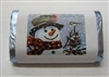 MW-49 "Snowman" Mini Candy Bar Wrapper (sticker) 1 1/2" x 3 1/2" (4 sheets) 60 pieces