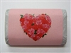 MW-67 "Heart of Roses" Pink Mini Candy Bar Wrapper (sticker) 1 1/2in. x 3 1/2in. (4 sheets) 60 pcs