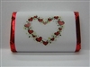 MW-70 "Vine of Hearts" Mini Candy Bar Wrapper (sticker) 1 1/2in. x 3 1/2in. (4 sheets) 60 pcs