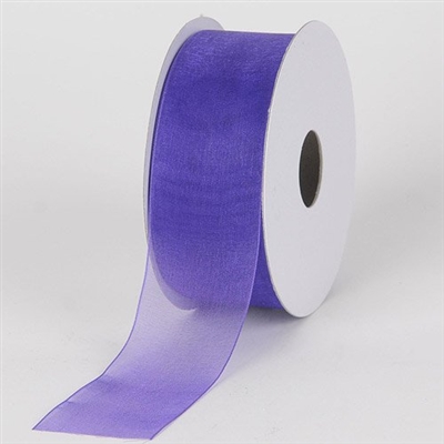 R-12 Royal Blue sheer organza ribbon. 5/8" x 25yds.